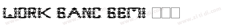 work sanc semi字体转换